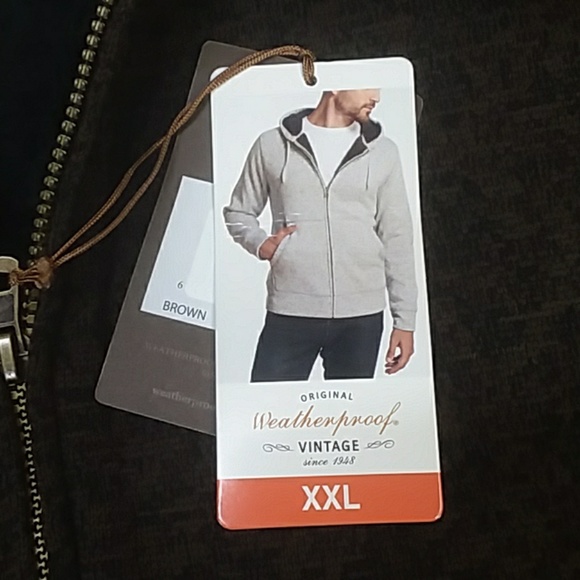 Weatherproof Men's Sherpa Lined Hoodie - Picture 3 of 4